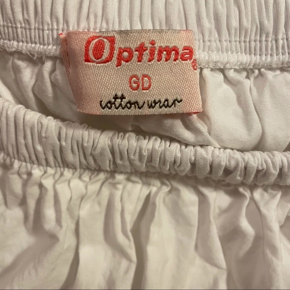 Optima Cottonwear White Ruffle Dress - Picture 6 of 7